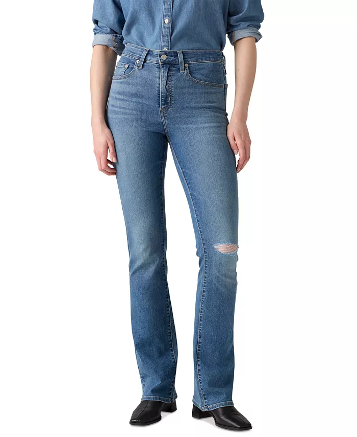 Levi's 725 High-Waist Classic Stretch Bootcut Jeans Women's Fashion Shoes & Accessories