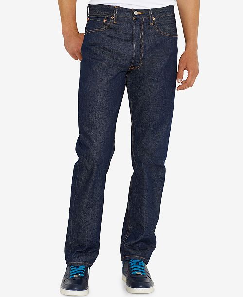 Levi's Men's 501® Original Shrink-to-Fit™ Non-Stretch Jeans Men's Fashion & Accessories