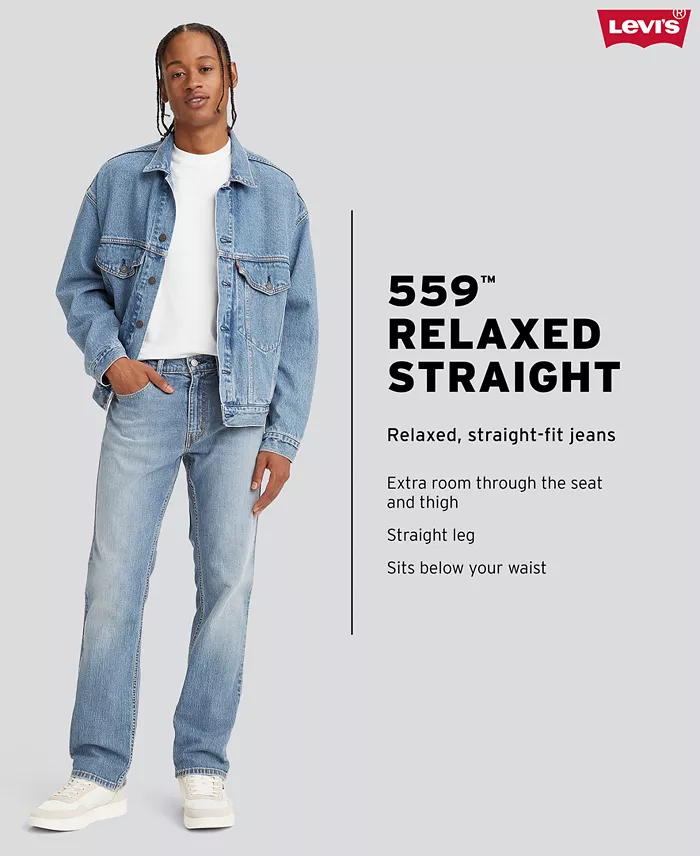 Levi's Men's 559™ Relaxed Straight Fit Eco Ease Jeans Men's Fashion & Accessories