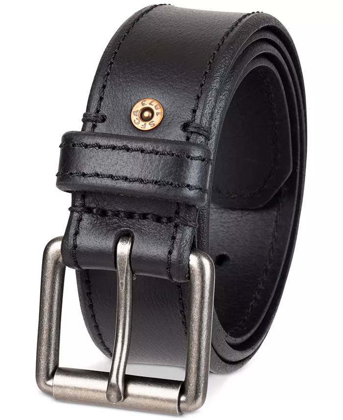 Levi's Men's Beveled-Edge Leather Belt Men's Fashion & Accessories