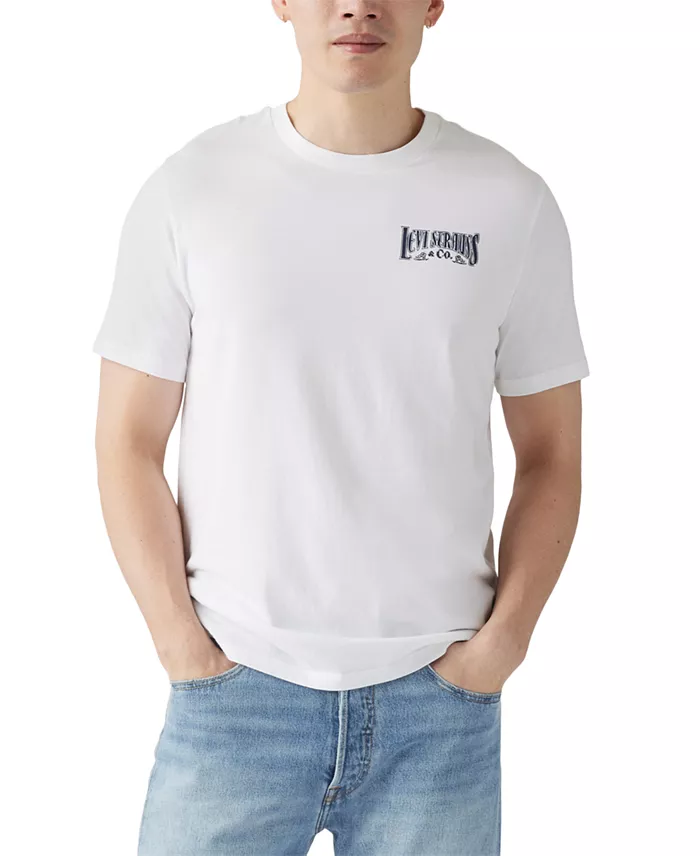 Levi's Men's Classic Short Sleeve Graphic Crewneck T-Shirt Men's Fashion & Accessories