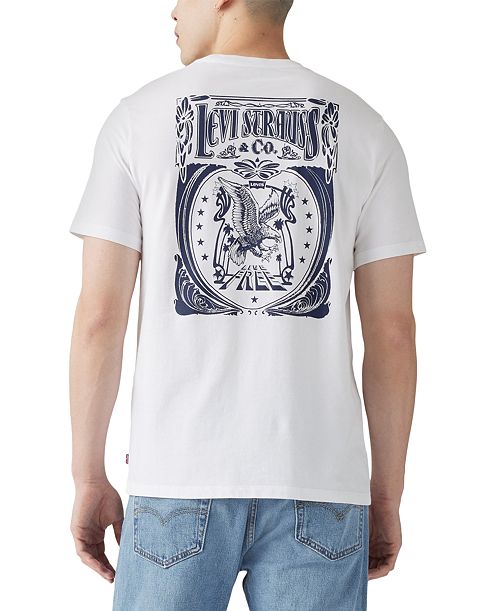 Levi's Men's Classic Short Sleeve Graphic Crewneck T-Shirt Men's Fashion & Accessories