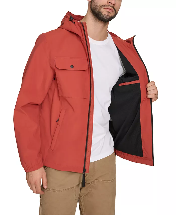 Levi's Men's Hooded Rain Jacket Men's Fashion & Accessories