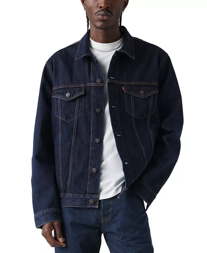 Levi's Men's Regular Fit Non-Stretch Denim Trucker Jacket Men's Fashion & Accessories