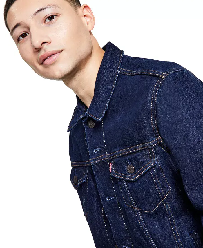 Levi's Men's Regular Fit Non-Stretch Denim Trucker Jacket Men's Fashion & Accessories