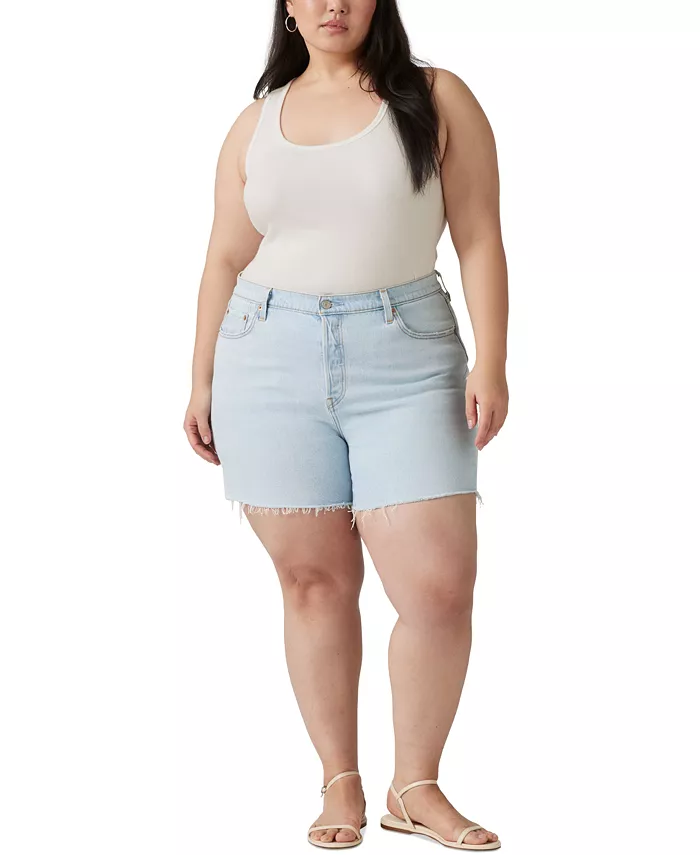 Levi's Plus Size 501® Original High-Rise Shorts Women's Fashion Shoes & Accessories