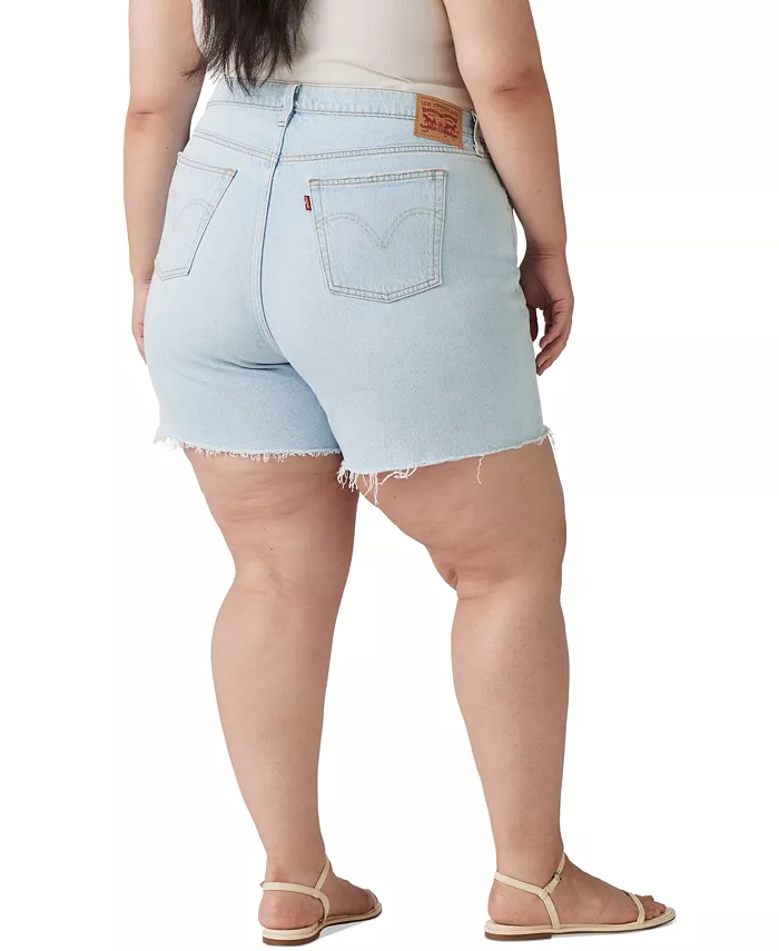 Levi's Plus Size 501® Original High-Rise Shorts Women's Fashion Shoes & Accessories