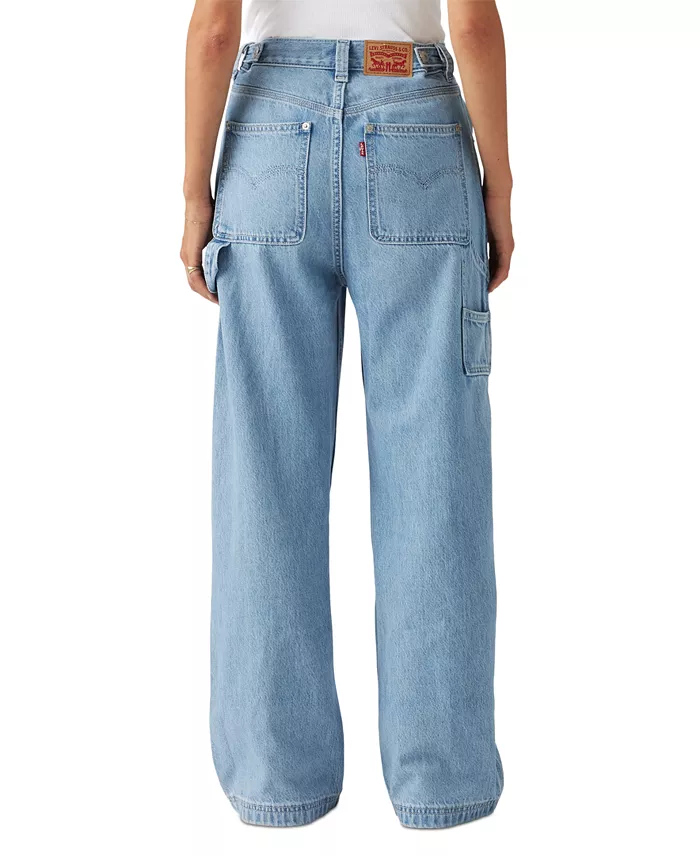 Levi's Women's Baggy Carpenter Cinch Jeans Women's Fashion Shoes & Accessories
