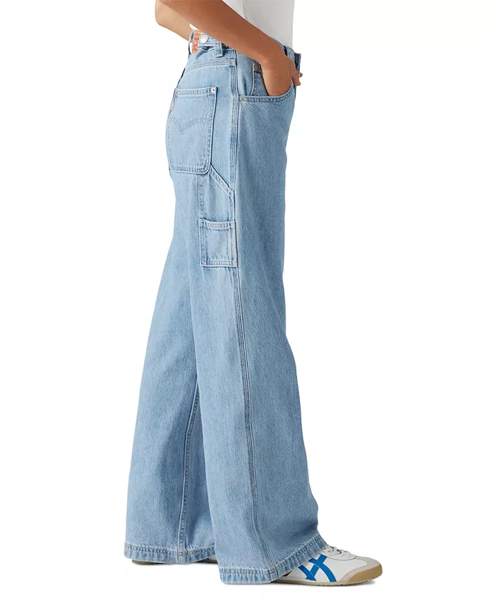 Levi's Women's Baggy Carpenter Cinch Jeans Women's Fashion Shoes & Accessories