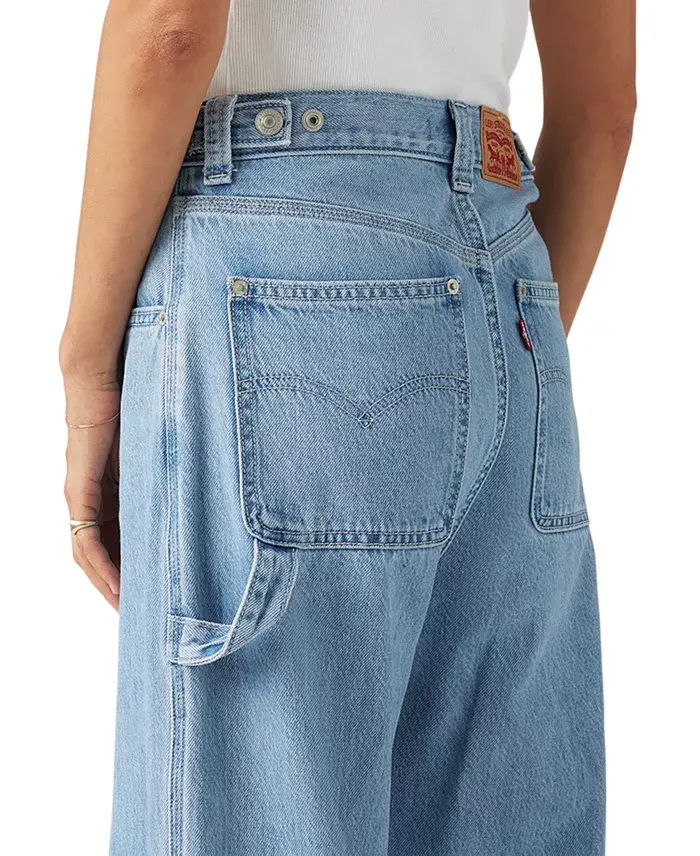Levi's Women's Baggy Carpenter Cinch Jeans Women's Fashion Shoes & Accessories