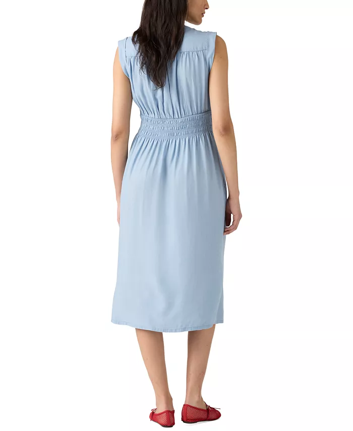 Levi's Women's Bettina Sleeveless Midi Dress Women's Fashion Shoes & Accessories