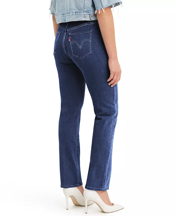 Levi's Women's Classic Mid Rise Straight-Leg Jeans Women's Fashion Shoes & Accessories