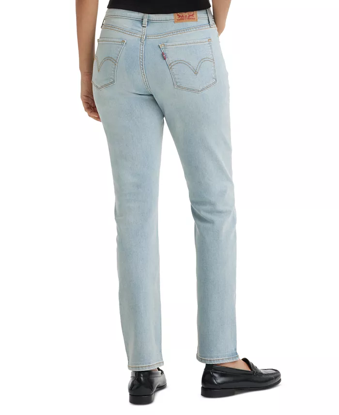 Levi's Women's Classic Mid Rise Straight-Leg Jeans Women's Fashion Shoes & Accessories