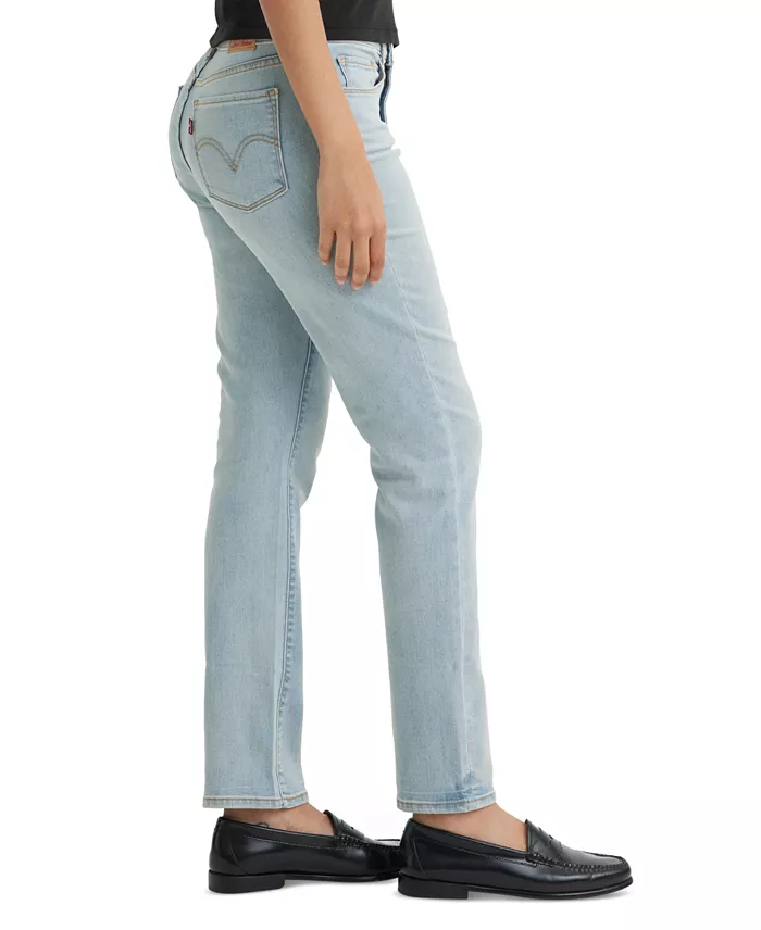 Levi's Women's Classic Mid Rise Straight-Leg Jeans Women's Fashion Shoes & Accessories