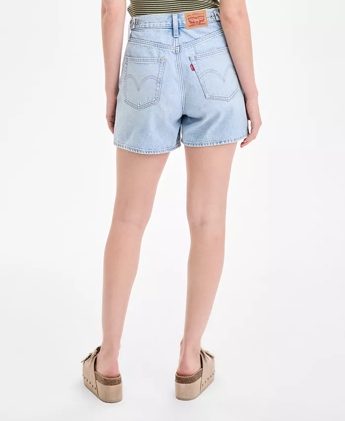 Levi's Women's Cotton Cinch-Waist Denim Shorts Women's Fashion Shoes & Accessories