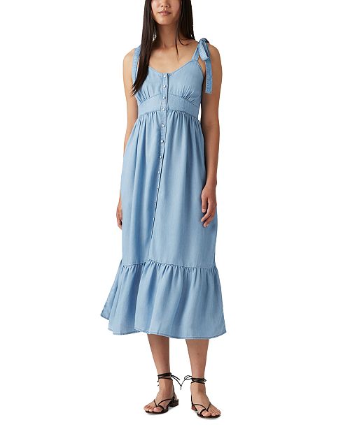 Levi's Women's Katherine Maxi Dress Women's Fashion Shoes & Accessories