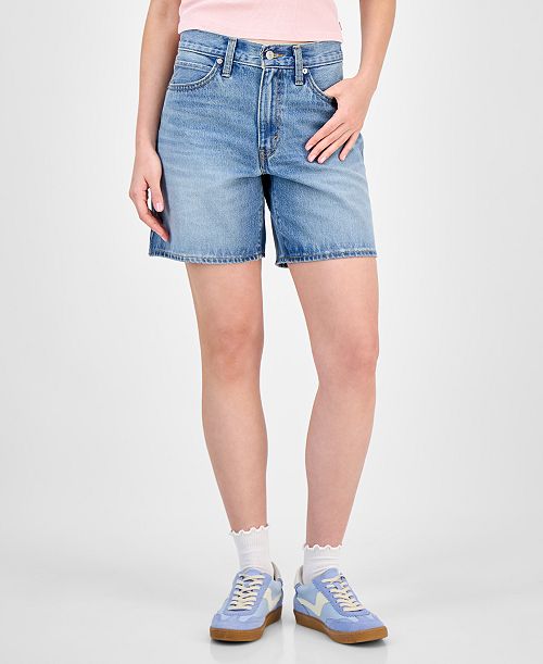 Levi's Women's Mid-Rise '94 Baggy Denim Shorts Women's Fashion Shoes & Accessories
