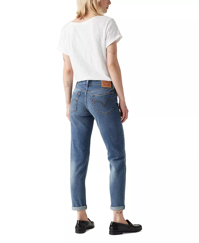 Levi's Women's Relaxed Boyfriend Tapered-Leg Jeans Women's Fashion Shoes & Accessories