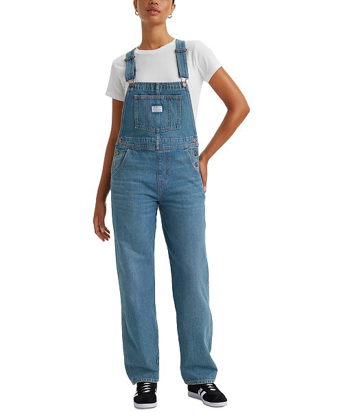 Levi's Women's Vintage-Style Cotton Denim Overalls Women's Fashion Shoes & Accessories