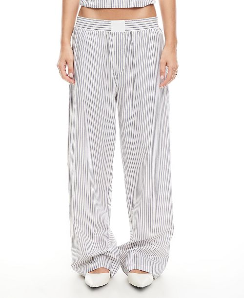 Lioness Women's Cobain Striped Pants Women's Fashion Shoes & Accessories
