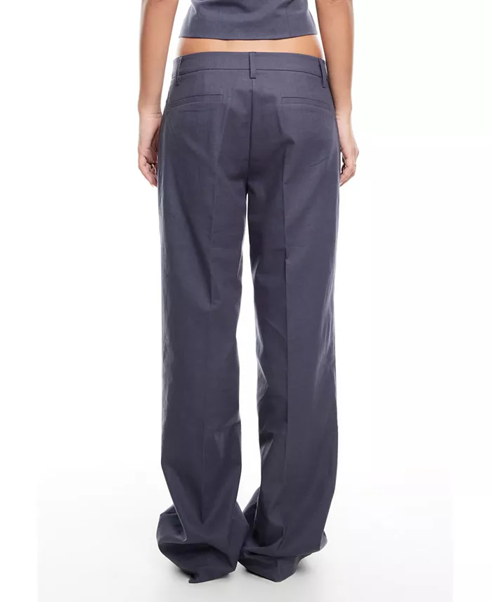 Lioness Women's Cotton Elements Straight-Leg Pants Women's Fashion Shoes & Accessories