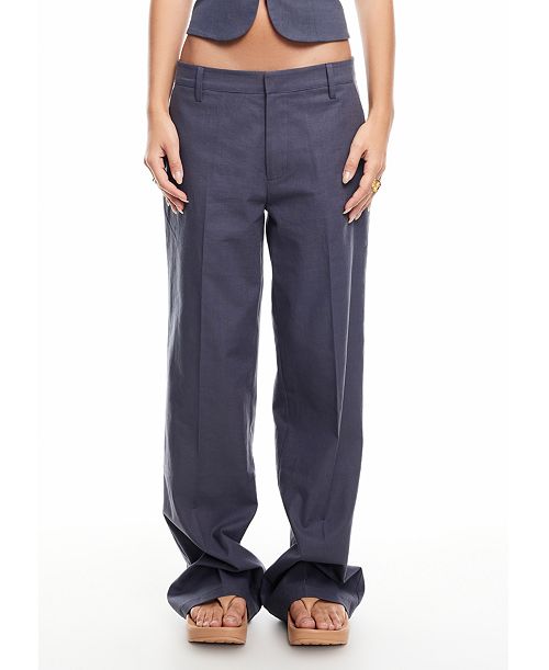 Lioness Women's Cotton Elements Straight-Leg Pants Women's Fashion Shoes & Accessories