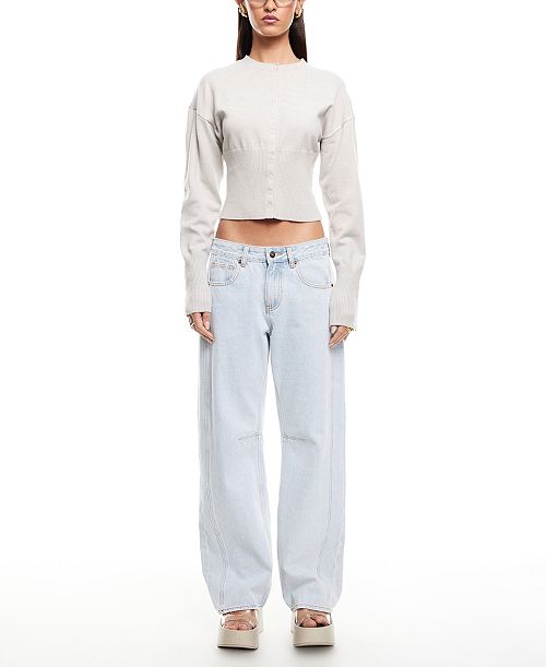 Lioness Women's Heads in The Clouds Cardigan Women's Fashion Shoes & Accessories