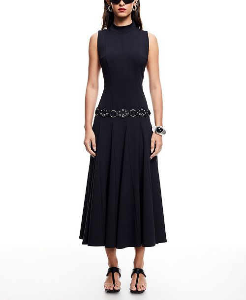 Lioness Women's Indi Midi Dress Women's Fashion Shoes & Accessories