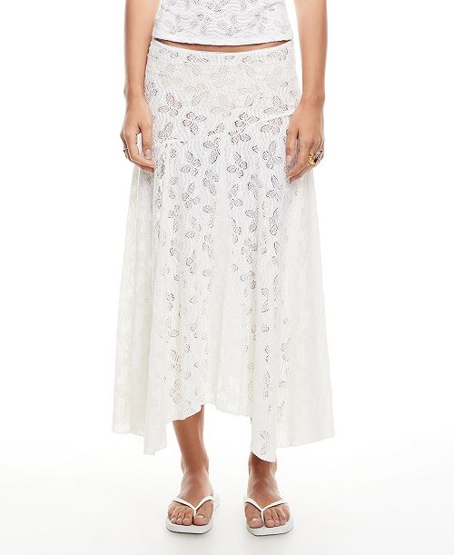 Lioness Women's Tidal Midi Skirt Women's Fashion Shoes & Accessories