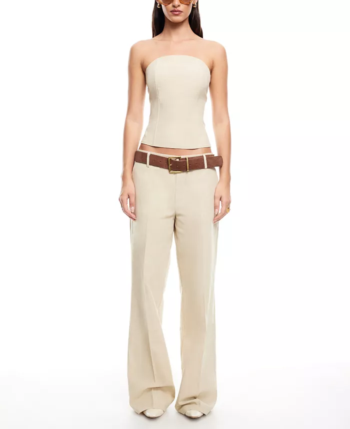 Lioness Women's Untamed Cotton Strapless Top Women's Fashion Shoes & Accessories