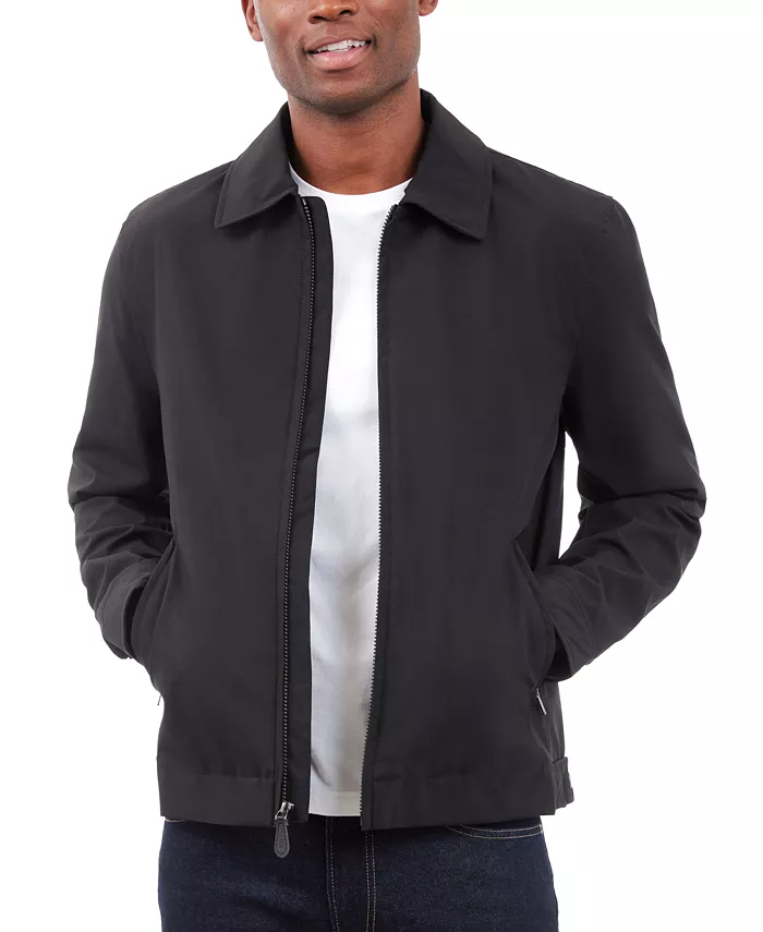 London Fog Men's Hipster Stretch Water-Resistant Full-Zip Jacket Men's Fashion & Accessories