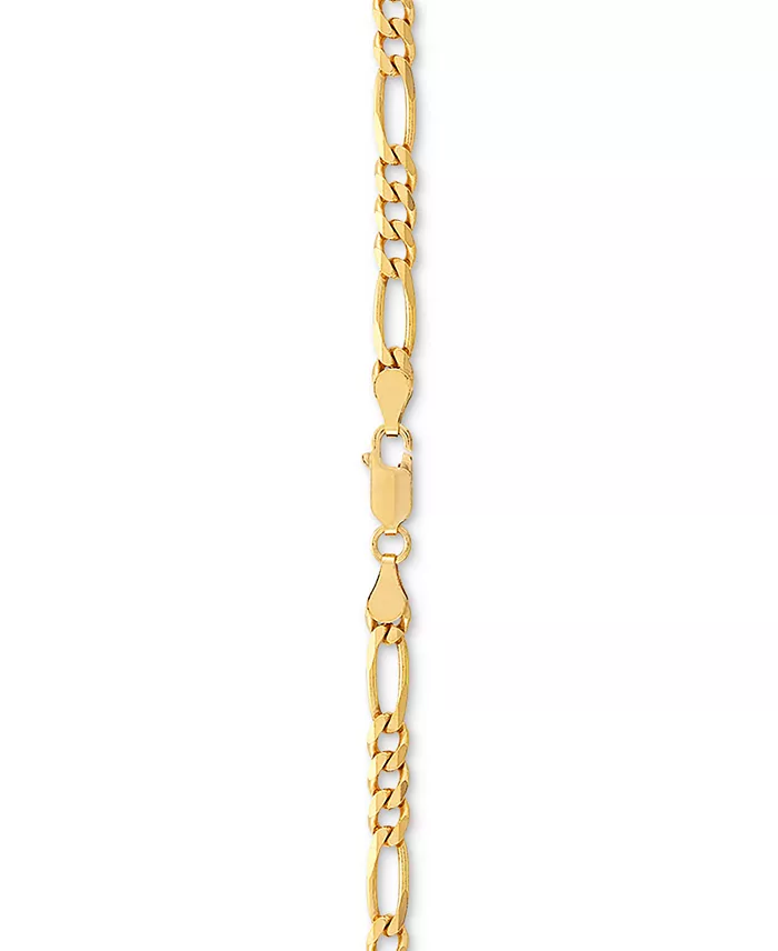 Macy's Figaro Link Chain 18" Necklace (4-1/3mm) In 18k Gold-Plated Sterling Silver Jewelry & Watches
