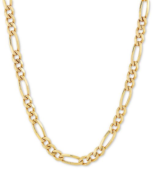 Macy's Figaro Link Chain 18" Necklace (4-1/3mm) in 18k Gold-Plated Sterling Silver Jewelry & Watches Macy's Figaro Link Chain 18" Necklace (4-1/3mm) in 18k Gold-Plated Sterling Silver Jewelry & Watches