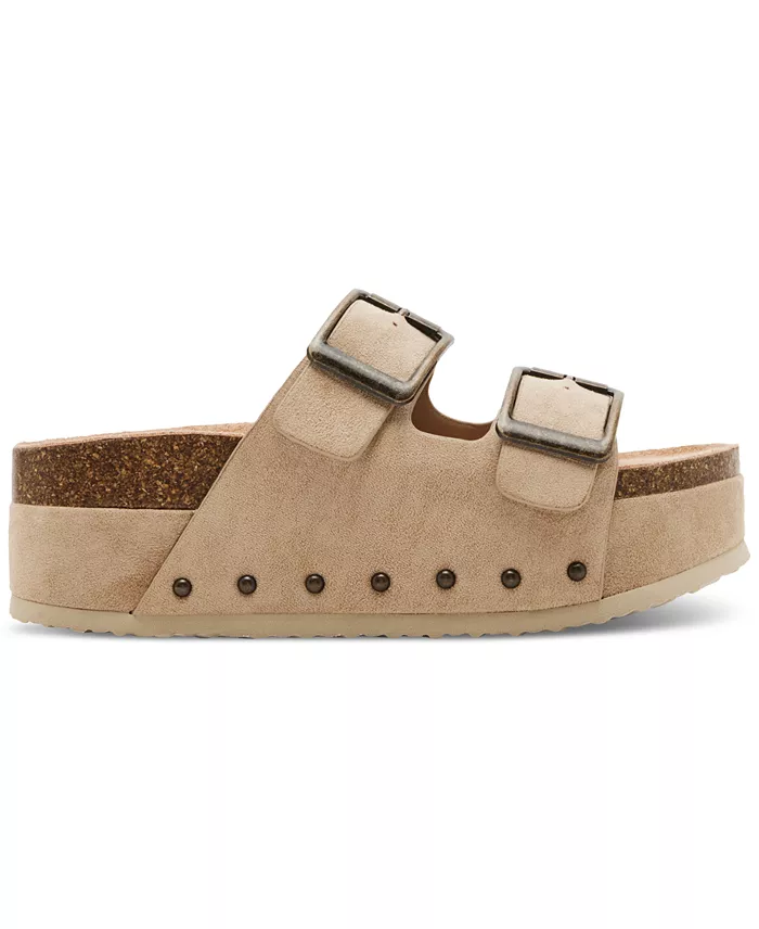 Madden Girl Babes Double-Strap Flatform Footbed Sandals Women's Fashion Shoes & Accessories