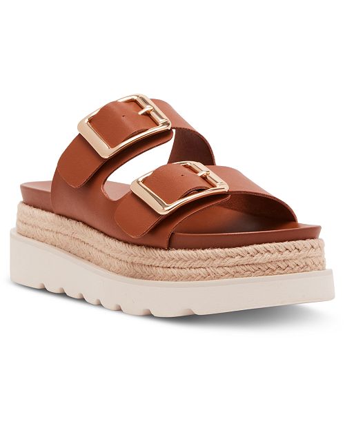 Madden Girl Mythiccal Platform Espadrille Footbed Sandals Women's Fashion Shoes & Accessories