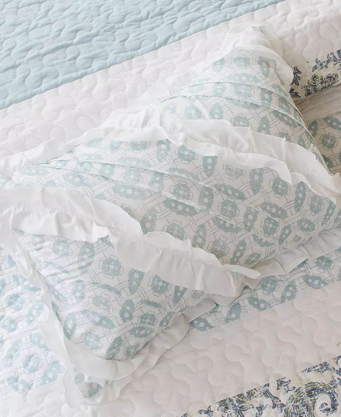 Madison Park Dawn 6-Pc. Quilt Set Full/Queen Bed & Bath