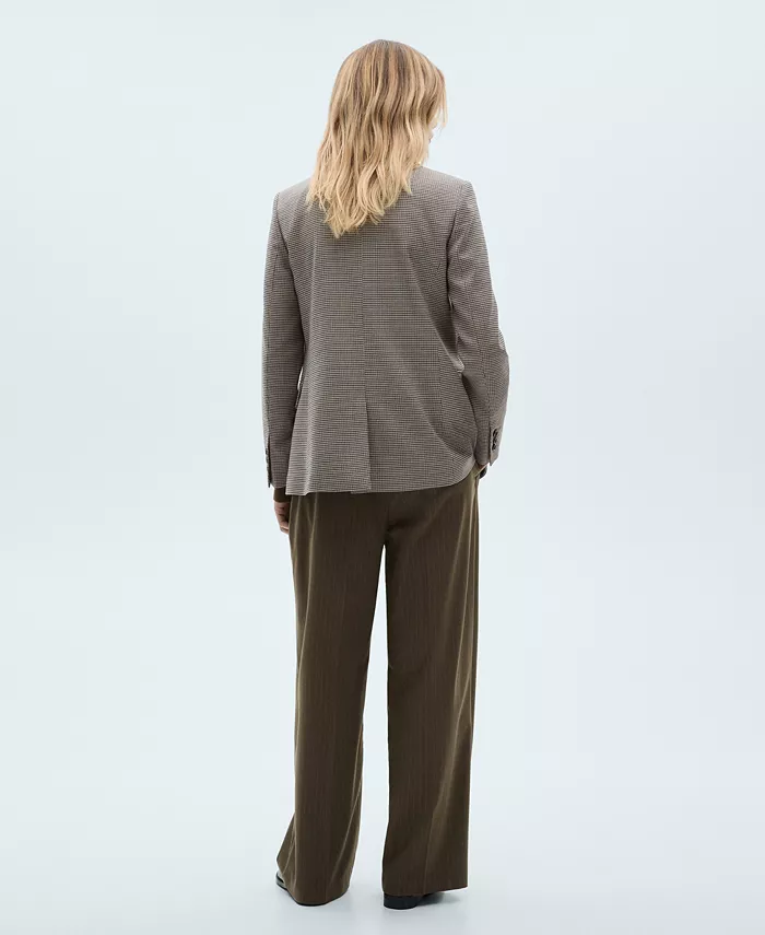 MANGO Women's Double-Breasted Jacket Women's Fashion Shoes & Accessories