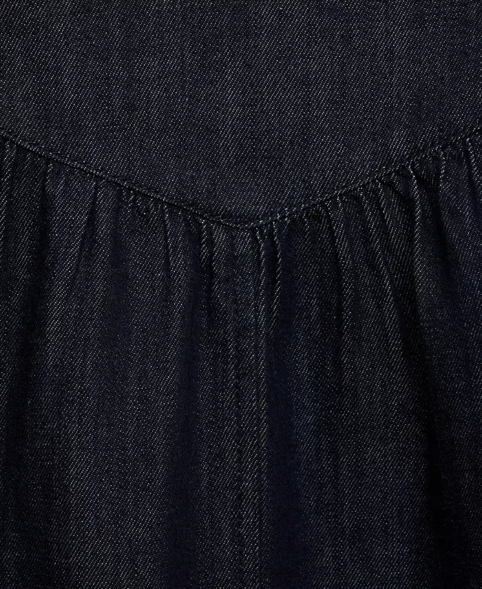 MANGO Women's Flared Denim Skirts Women's Fashion Shoes & Accessories