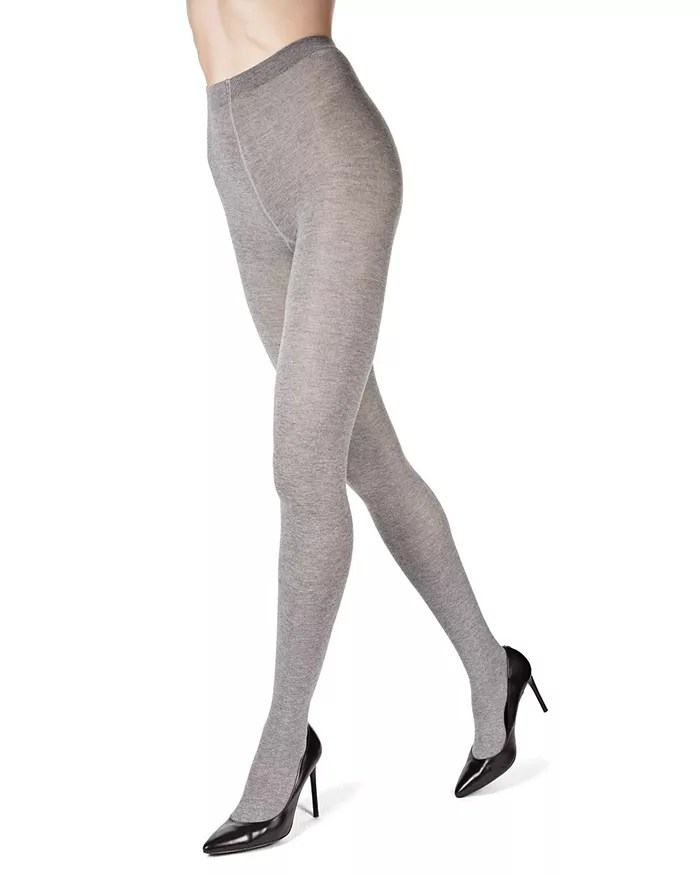 MeMoi Women's Cozy Brooklyn Flat Knit Sweater Tights Women's Fashion Shoes & Accessories