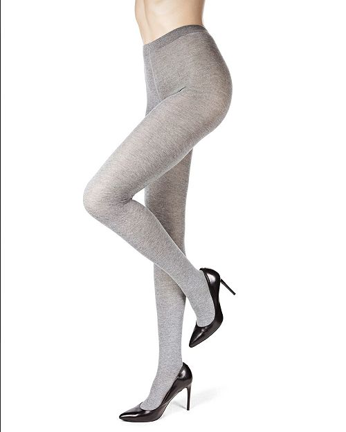 MeMoi Women's Cozy Brooklyn Flat Knit Sweater Tights Women's Fashion Shoes & Accessories