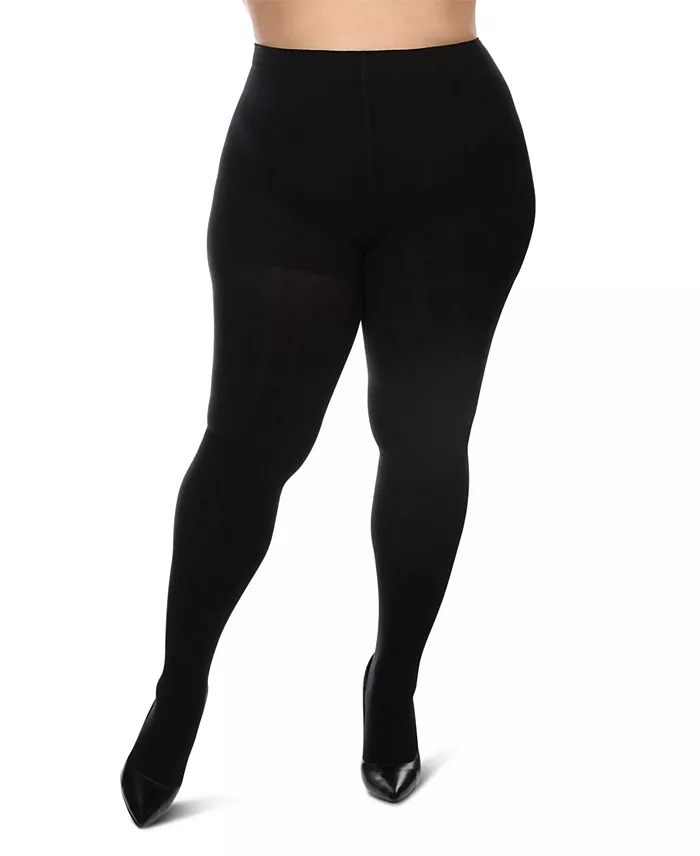 MeMoi Women's FirmFit Opaque 90 Denier Control Top Tights MM-2892 Women's Fashion Shoes & Accessories