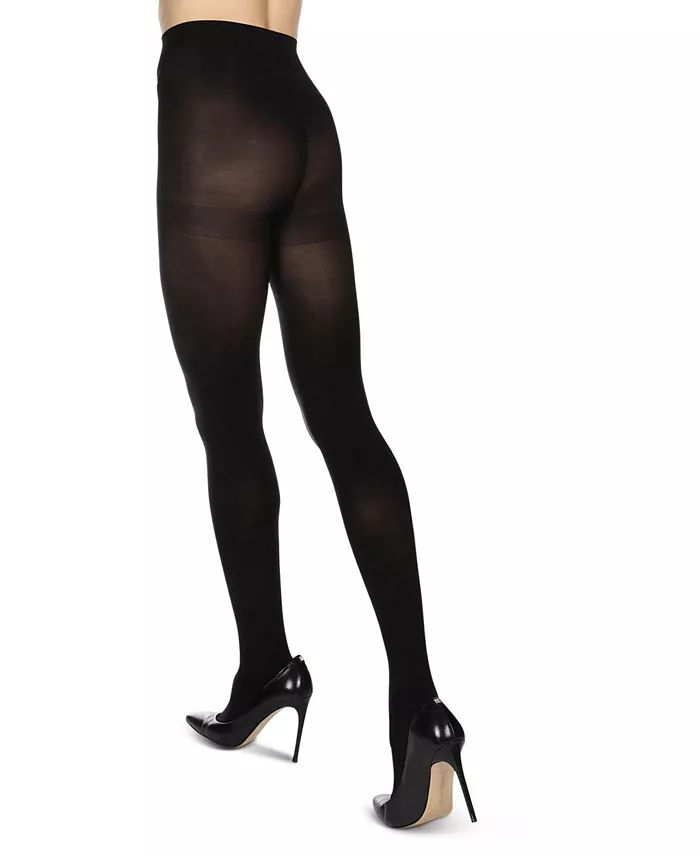 MeMoi Women's Perfectly Opaque Non-Control Top Nylon Tights MO-311 Women's Fashion Shoes & Accessories