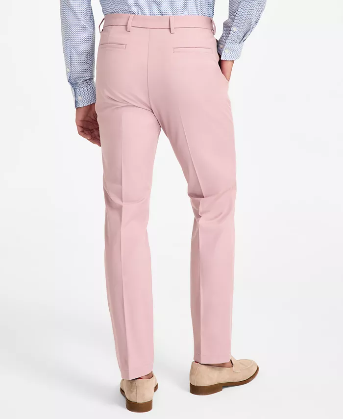 Michael Kors Men's Classic-Fit Cotton-Blend Dress Pants Men's Fashion & Accessories
