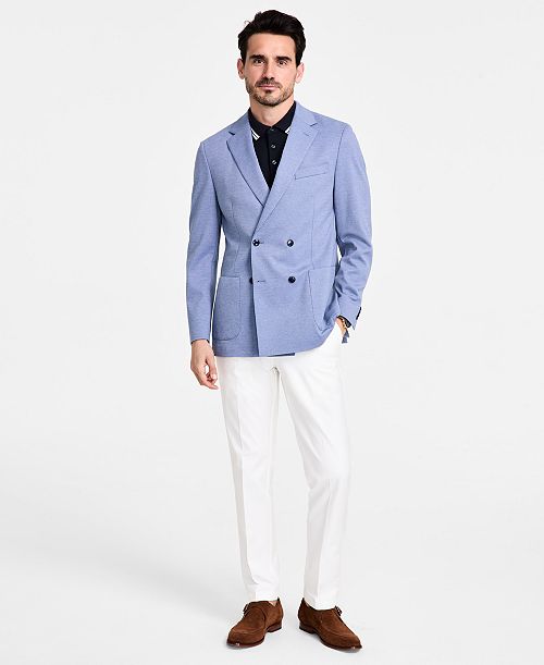 Michael Kors Men's Classic-Fit Double-Breasted Sport Coat Men's Fashion & Accessories