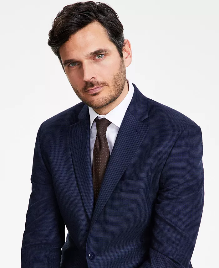 Michael Kors Men's Classic-Fit Houndstooth Sport Coat Men's Fashion & Accessories
