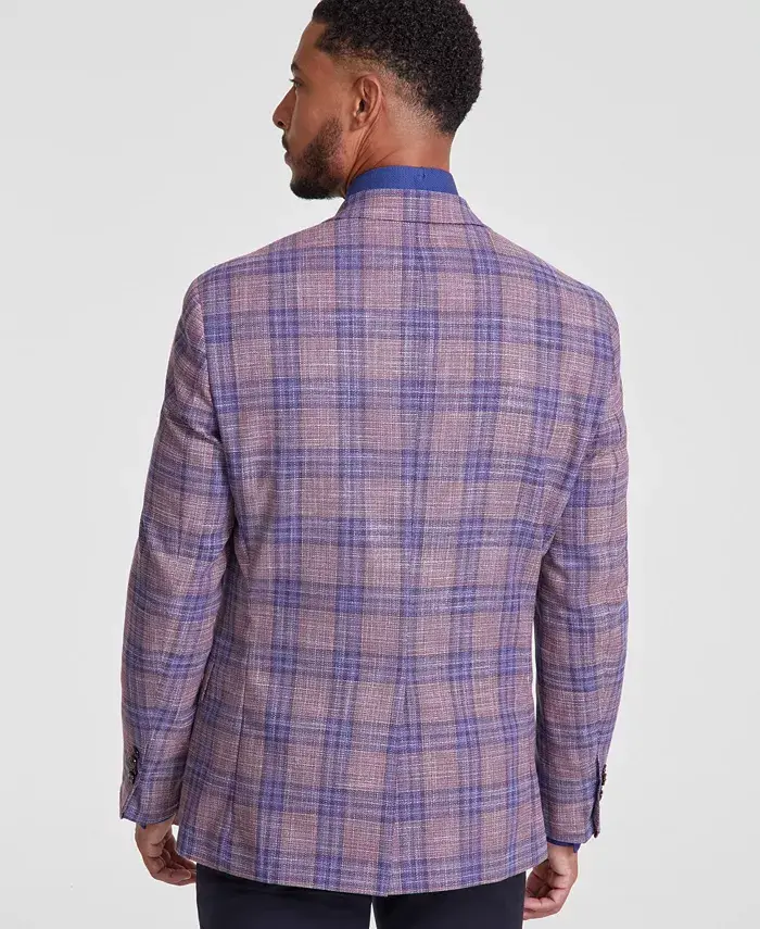 Michael Kors Men's Classic-Fit Mauve Window Sport Coat Men's Fashion & Accessories
