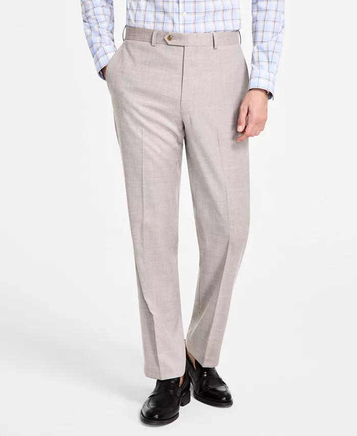 Michael Kors Men's Classic-Fit Sharkskin Dress Pants Men's Fashion & Accessories