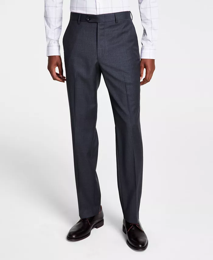 Michael Kors Men's Classic-Fit Wool-Blend Stretch Solid Suit Pants Men's Fashion & Accessories