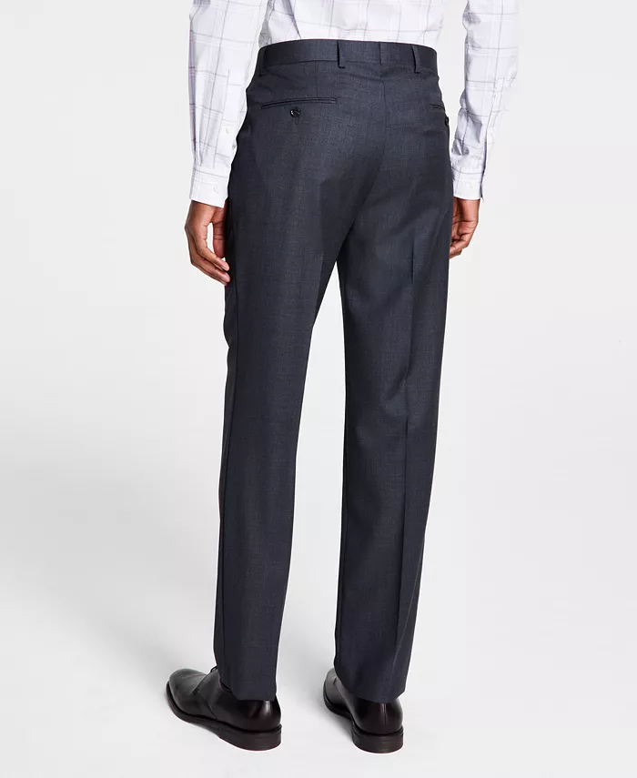 Michael Kors Men's Classic-Fit Wool-Blend Stretch Solid Suit Pants Men's Fashion & Accessories