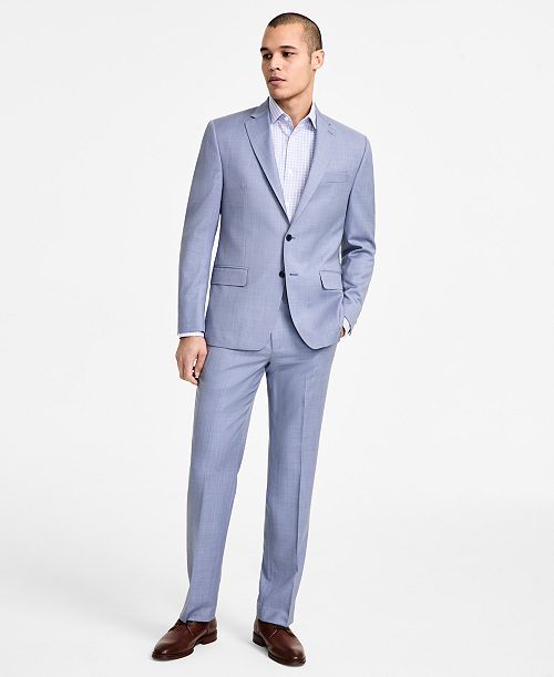 Michael Kors Men's Classic Fit Wool-Blend Suit Separates Men's Fashion & Accessories